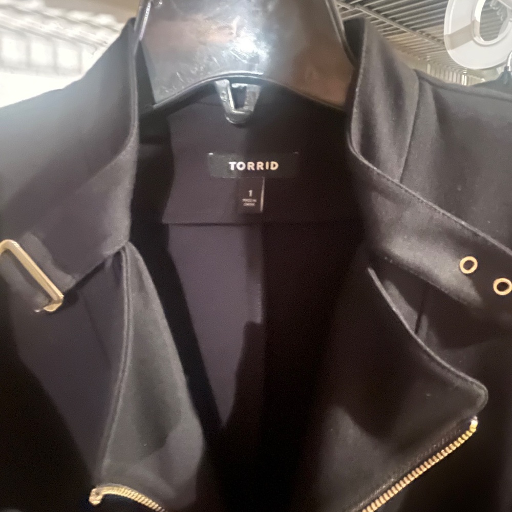 Studio Ponte Zip-Front Jacket torrid size 1 - Picture 5 of 5